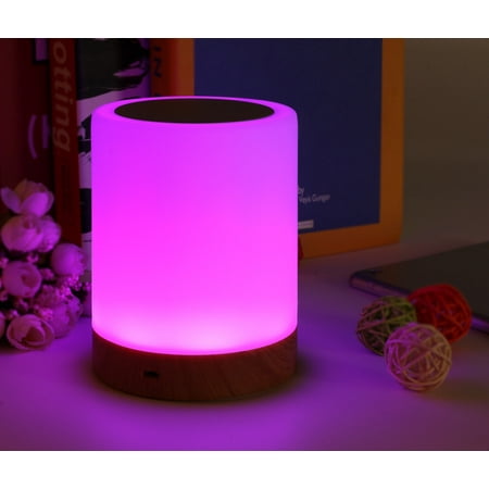 Led Bedside Table Lamps Touch Lamp Night Light Rechargeable Warm White Light Rgb Color Bedrooms Living Room Portable Walmart Canada