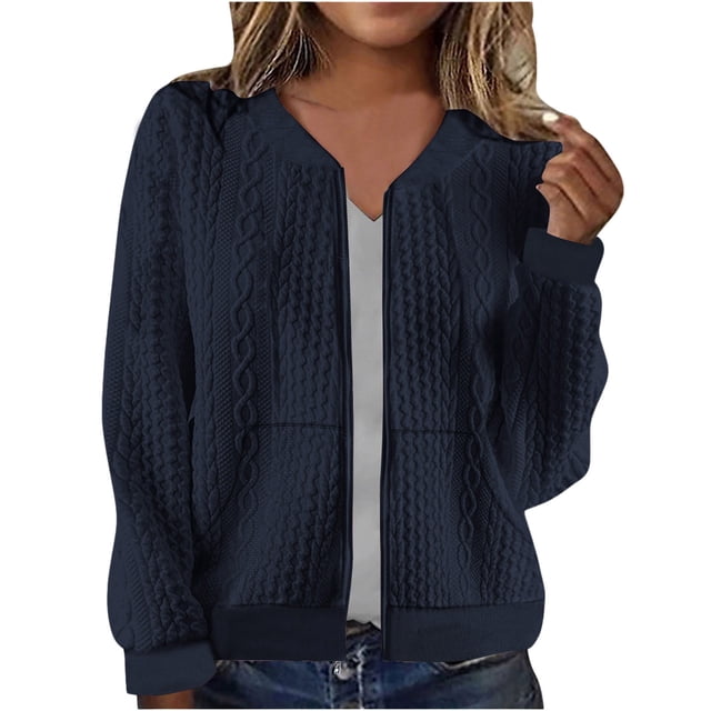 Manteaux pour Garçons - Robe à Manches Longues - Cardigan Décontracté Mode Femme Veste à Manches Longues Unie avec Boutons