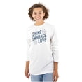 thumbnail image 3 of Shine Embrace Autistic Awareness Long Sleeve TShirt Men Women Brisco Brands S, 3 of 6