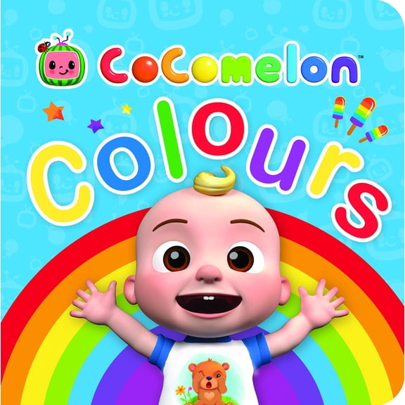 Official CoComelon: Colours by Cocomelon 2022 Board Book NEW