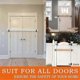 thumbnail image 5 of 2X4 Door Barricade Brackets Heavy Duty Upgraded Door Bar Holder Brackets for Home Security Suit for 2X4 Lumber Black, 5 of 5