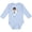 AE-Light Blue, variant on African American Boy, Karate Pose, Black Belt Boys Long Sleeve Baby Bodysuit