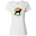 thumbnail image 3 of Inktastic Boxer Dog Vintage Silhouette Women's T-Shirt, 3 of 5