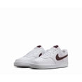 thumbnail image 1 of Men Nike Court Vision Low Lifestyle Sneakers Shoes White/Burgundy DH2987-113, 1 of 6