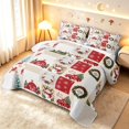 Erosebridal Christmas Cardinal Bird Queen Quilt Set - Walmart.com