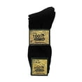 thumbnail image 2 of 6 Pack Mens Soft 100% Cotton Breathable Coloured Ribbed Dress Socks, 2 of 2