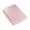 Pink, variant on Refillable Discbound Notebook, 8.26×6.29 Inch Notebook for Desk, Classroom Office