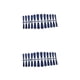 thumbnail image 4 of Vogacara 24 piezas de uñas postizas, puntas de uñas, decoración de manicura para el salón del hogar, azul Type3 NO3, 4 of 6