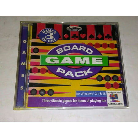 BOARD GAME PACK (PC-CD, 1997) for Windows (Best Antivirus For Windows Xp Service Pack 2)