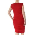 thumbnail image 2 of Rachel Roy Womens Draped Bodycon Dress, Red, Small, 2 of 2