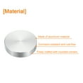 thumbnail image 3 of Unique Bargains M8 Thread 30mm Diameter Round Shape Aluminum Disc Hardware 4pack Aluminum Circle Disc Glass Top Adapter for Glass Table, 3 of 5