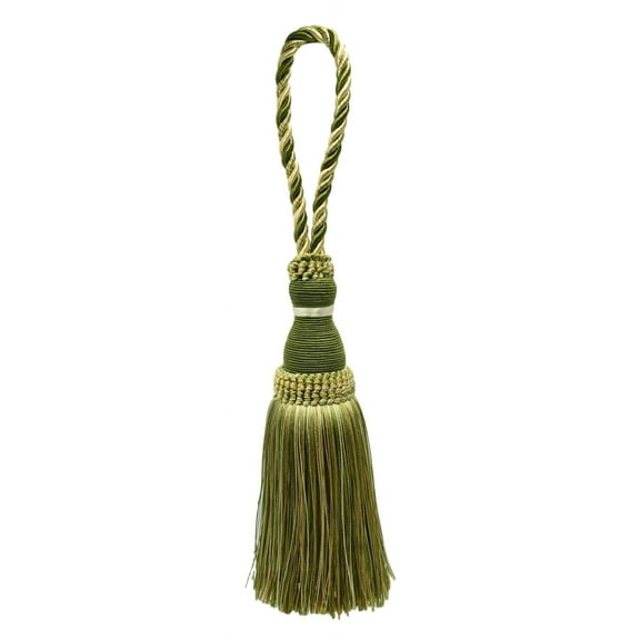 Beautiful Large 8" (20cm) Key Tassel, 5" (12.5cm) Loop # KTH8,, Olive Garden Green (Color# 010) Sold Individually