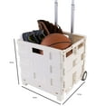 thumbnail image 2 of Simplify Tote & Go Collapsible Utility Cart in White, 2 of 6