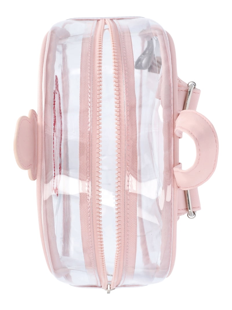 Disney Beauty and The Beast Rose Women's 10" Clear Mini Backpack, Clear