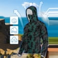 thumbnail image 2 of YUGYXL Unisex UPF 50+ Lightweight Hunting Camo Hoodie Quick Dry Performance Long Sleeve Fishing Shirt D Multicolor S, 2 of 7