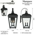 thumbnail image 7 of 72483-66-C-Minka Lavery-Marquee - 4 Light Outdoor Wall Mount-25 Inches Tall and 12 Inches Wide, 7 of 7