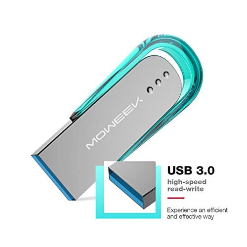 Moweek USB 3.0 Flash Drive MF91 High Performance Metal USB Memory Stick 16G, MF91
