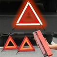 thumbnail image 3 of Car Triangle Warning Sign Reflective Fault Tripod Warning Stand Foldable Warning Emergency Car Tripod Red Breakdown, 3 of 8