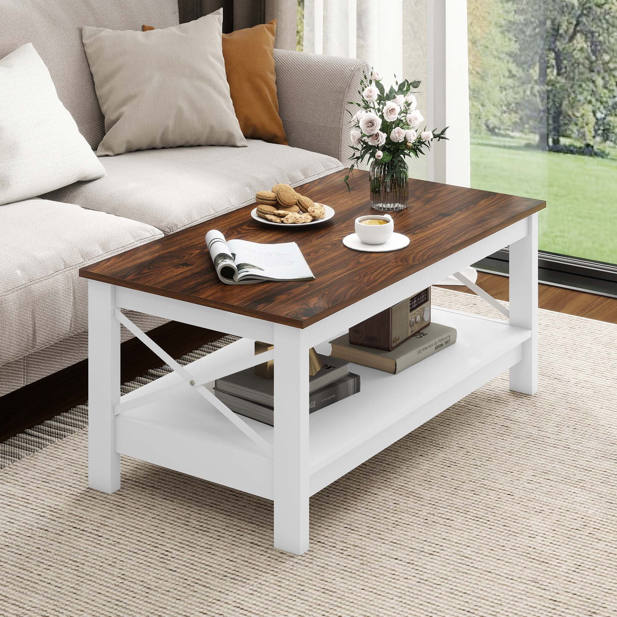 【送料込!!】ACME Furniture 大理石 ウィンダンコーヒーテーブル Acme Edwyn Coffee Table w/Natrual Marble Top Natural Marble Top