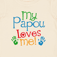 thumbnail image 4 of Inktastic My Papou Loves Me Boys or Girls Baby T-Shirt, 4 of 5