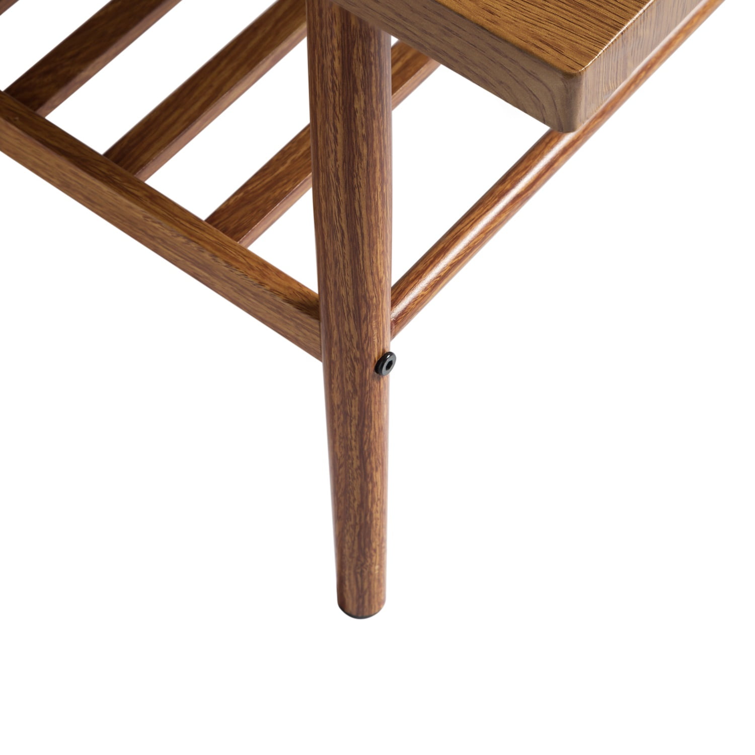 Kadyn 45.4" Rectangular Coffee Table, Metal Living Room Table for Living Room, Brown Mid Century Modern Coffe Tables
