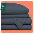 thumbnail image 1 of Bed Sheet Set - 1800-piece pack. Luxurious double-sided brushed microfiber bed sheets (black, for wedding beds), 1 of 38