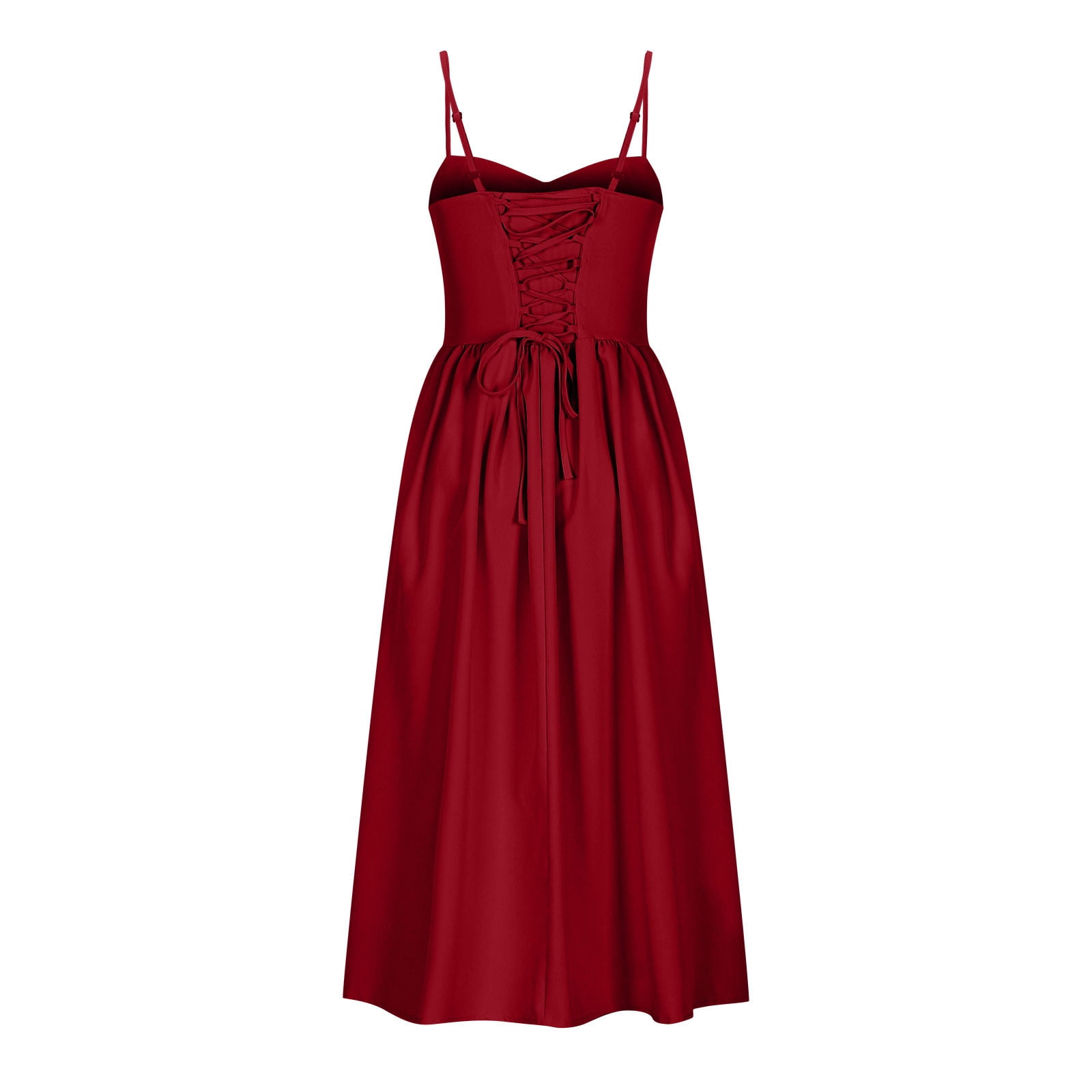 strapless open back dress Sensual Red Dress  Laidtex