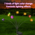 thumbnail image 3 of Solar Light No Wiring Required High Conversion Solar Powered High-Brightness Ornamental Home Improvement IP65 Waterproof LED Solar Garden Bee Light Party Decor-Multicolor,A, 3 of 8