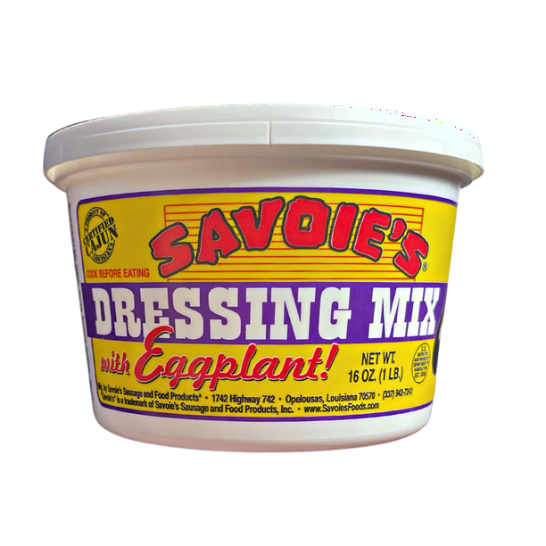 Savoie's Cajun Dressing Mix with Eggplant, 16oz