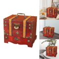 thumbnail image 4 of Caja de Almacenamiento de Madera Fernando Organizador de Joyas Retro, 4 of 7