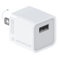 thumbnail image 1 of Scosche SHA12WT-RP SuperCube 12W Single USB Port Portable Wall Charger Adapter for USB Devices – White, 1 of 8