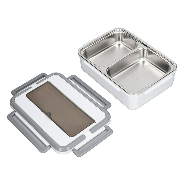 Pluggable Lunch Box,Electric Lunch Box Gray Electric Lunch Box Food Warmer Lunch Box Next-Gen Design