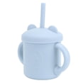 thumbnail image 3 of 1 taza de silicona con forma de panda para bebé, resistente a caídas, con asas y tapa con boquilla., 3 of 14