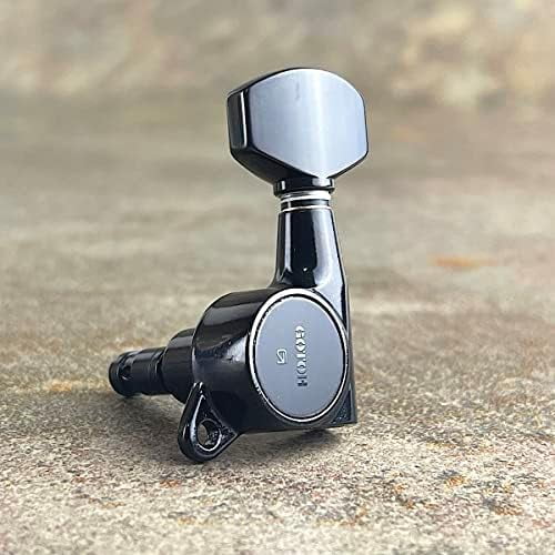 Gotoh Locking Tuners - Schaller Type - Black (3 per Side) SG381-MG