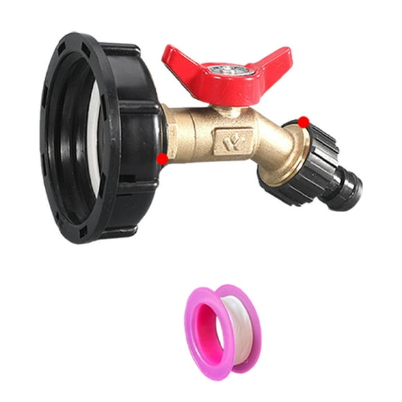 Adaptador de contenedor IBC, conector rápido, versátil, adaptador de manguera para contenedor de agua, práctico, 275 4 piezas