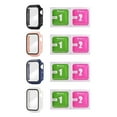 thumbnail image 2 of GOOUDO for Apple Watch Case 7 45mm with Built-in Hard PC Screen Protector, Guard Bumper Full Coverage Cover for Apple Watch Case,4 Pack, 2 of 7