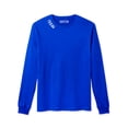 thumbnail image 2 of Daxton Premium Texas Men Long Sleeves T Shirt Ultra Soft Medium Weight Cotton, Royal Tee White Letters 3XL, 2 of 3