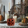 thumbnail image 4 of Halloween Decorations Pumpkin LED Candle Light Desktop Ornament for Home Party Festival Atmosphere Warm Glow Decorative Tabletop Display, 4 of 6