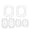 Clear, variant on Case for Nothing Headphone (a)2026, TPU Clear Ear Cups Cover Shell Covers Replacement