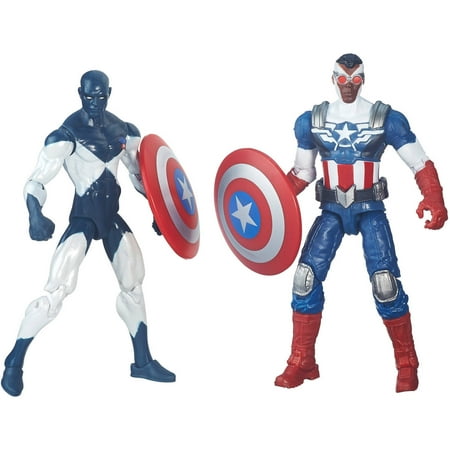 - Marvel Legends Series Comic 2-Pack Shield-Wielding Heroes