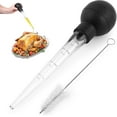 thumbnail image 1 of (Large) Turkey Baster With Cleaning Brush - Food Grade Syringe Baster, 1 of 5