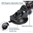 thumbnail image 3 of 12' Large Anti Glare Rear View Mirror With Suction Cup, Stick On Universal Frameless Inside Rearview Blue Mirror With Panoramic Wide Angle Mounted On, 3 of 5