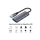 thumbnail image 3 of Adaptador Multipuerto Hub Delgado De 4 Puertos Usb 3.0 Plata, 3 of 4
