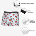 thumbnail image 3 of Pofeuu Strawberry Print Men’s Boxer Briefs, Moisture-Wicking Underwear, Regular,Trunk-Small, 3 of 5