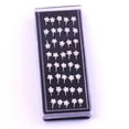 thumbnail image 4 of HOOUN Crystal Men Fashion Women Clip Nose Floral Fake Non Ring Piercing Septum-pink, 4 of 9
