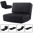 thumbnail image 2 of Topbuy Fold Down Chair Convertible Couch GrayBlack, 2 of 10