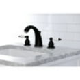 thumbnail image 4 of Kingston Brass KB980PL Victorian 2-Handle 8 in. Widespread Bathroom Faucet, Matte Black, 4 of 5