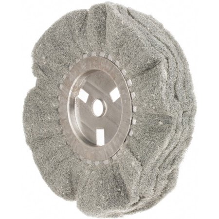 

Value Collection 8 Diam x 4 Thick Soft Mounted Polishing Wheel 2 Ply Fine Grade 5/8 Shank Diam