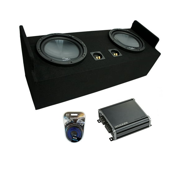 1983-2012 Ford Ranger Extended Cab Truck Harmony R124 Dual 12" Sub Box & CXA4001