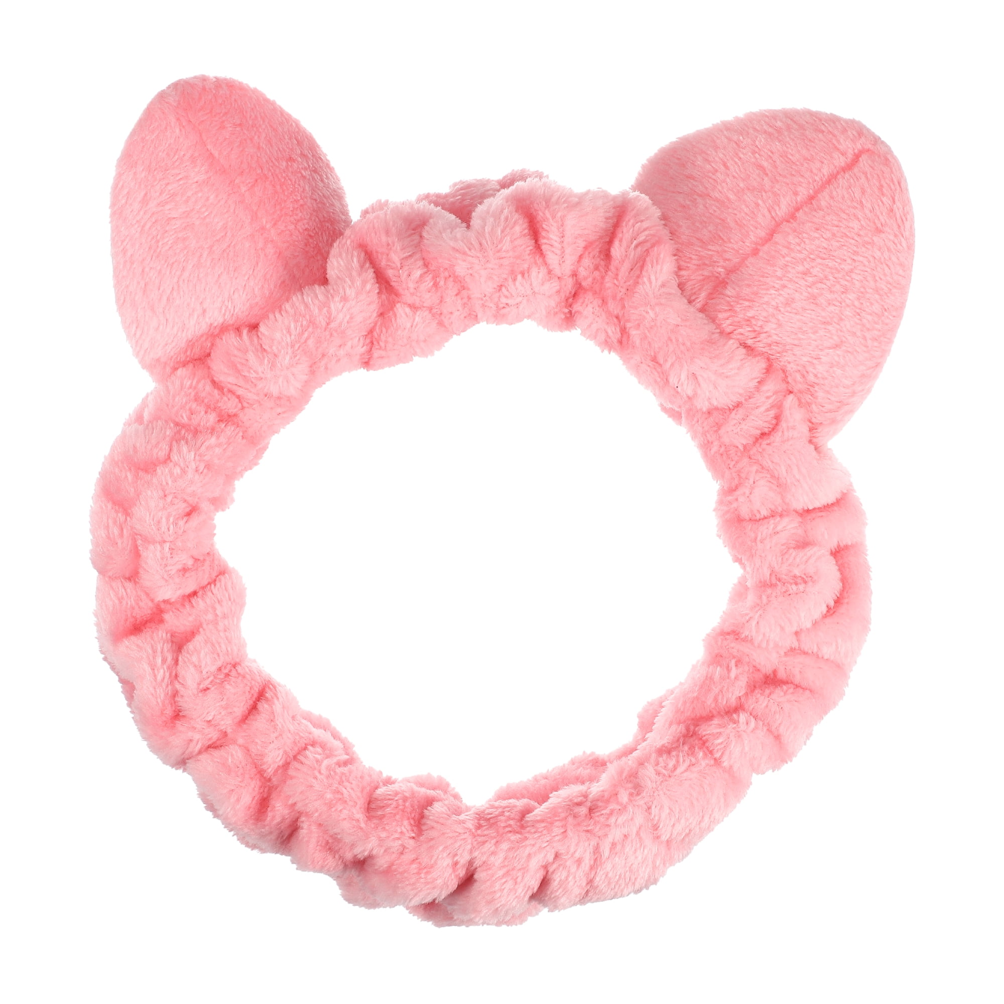Unique Bargains Cute Cartoon Cat Ears Headbands for Women 7.09"x6.50"  1 Pc Dark Pink
